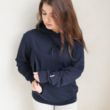 Bamboo Breastfeeding Hoodie - Midnight Navy