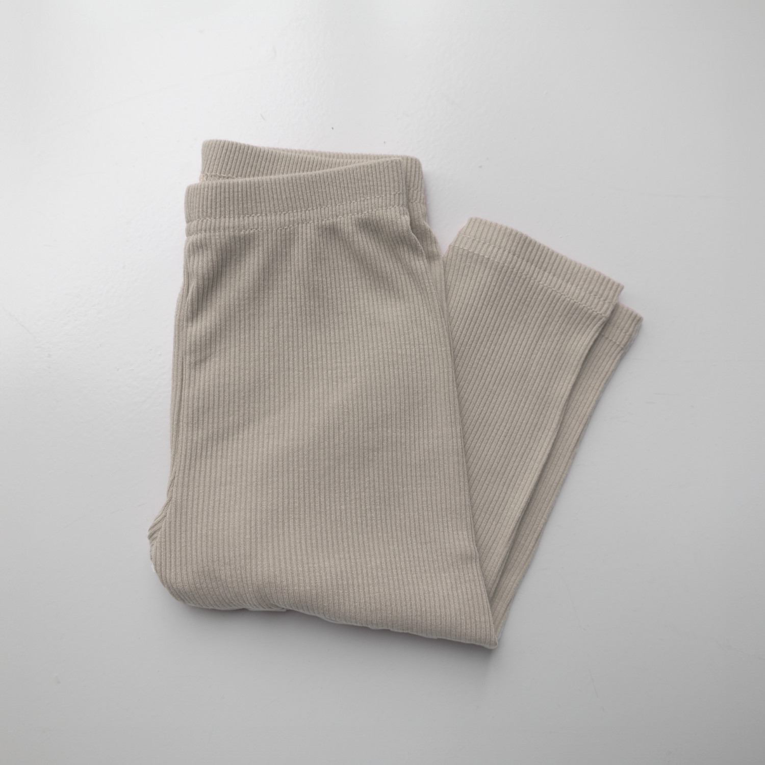 Ribbed Bamboo Leggings Oatmeal