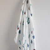 Plants Large Muslin Blanket