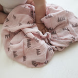 Peaks Large Muslin Blanket