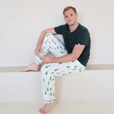 Mens Snowsports Pyjamas T-Shirt Set