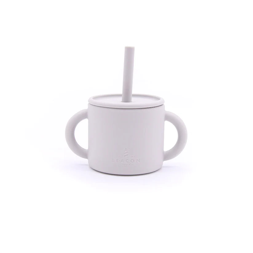 Silicone Cup With Handles and Straw